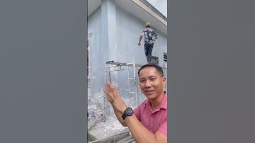 Thợ sơn nhà bây giờ nhàn vì đã có máy phun sơn | Ông Bán Sơn #shorts