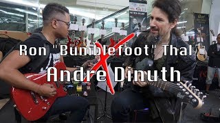 Ron 'Bumblefoot' Thal X Andre Dinuth Jamming at HIEND GUITAR EXPERIENCE 2017 (FULL)