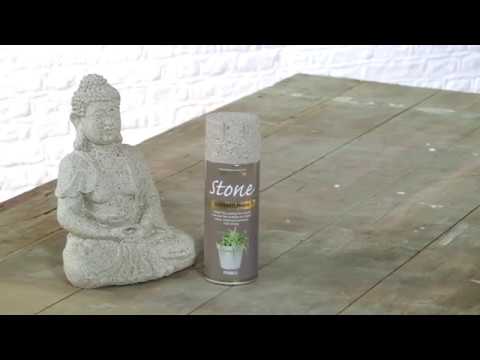 How To Spray Paint Stone Effect Youtube