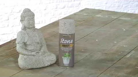 How to Spray Paint Stone Effect