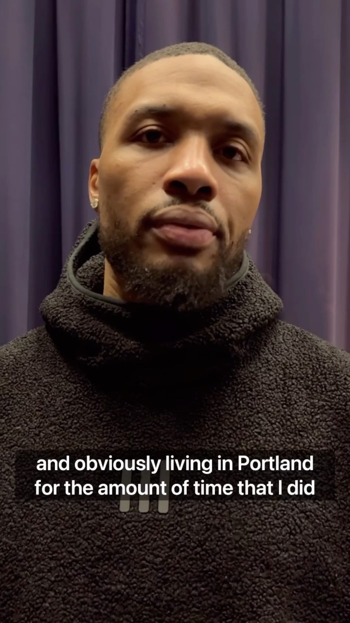Dame came back to his old high school to announce his scholarship, a partnership with Portland St.?