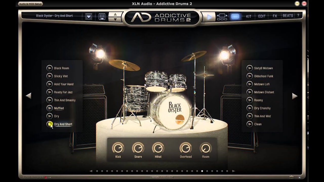 Addictive Drums 2 ADpak Black Oyster - YouTube