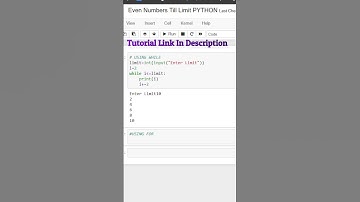 PYTHON PROGRAM TO PRINT EVEN NUMBERS #short #shortsvideo #pythonshivangi #oddeven  #evennoinpython