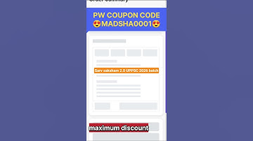 PW SARV SAKSHAM 2.0 UPPSC 2026 BATCH COUPON CODE | Pw latest Couponcode #pw #pwcouponcode #pwuppsc
