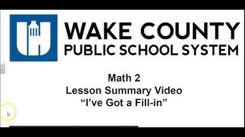 Unit 4 Lesson 9 MVP Video