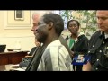 Convicted killer laughs as victim's sister addresses court at sentencing
