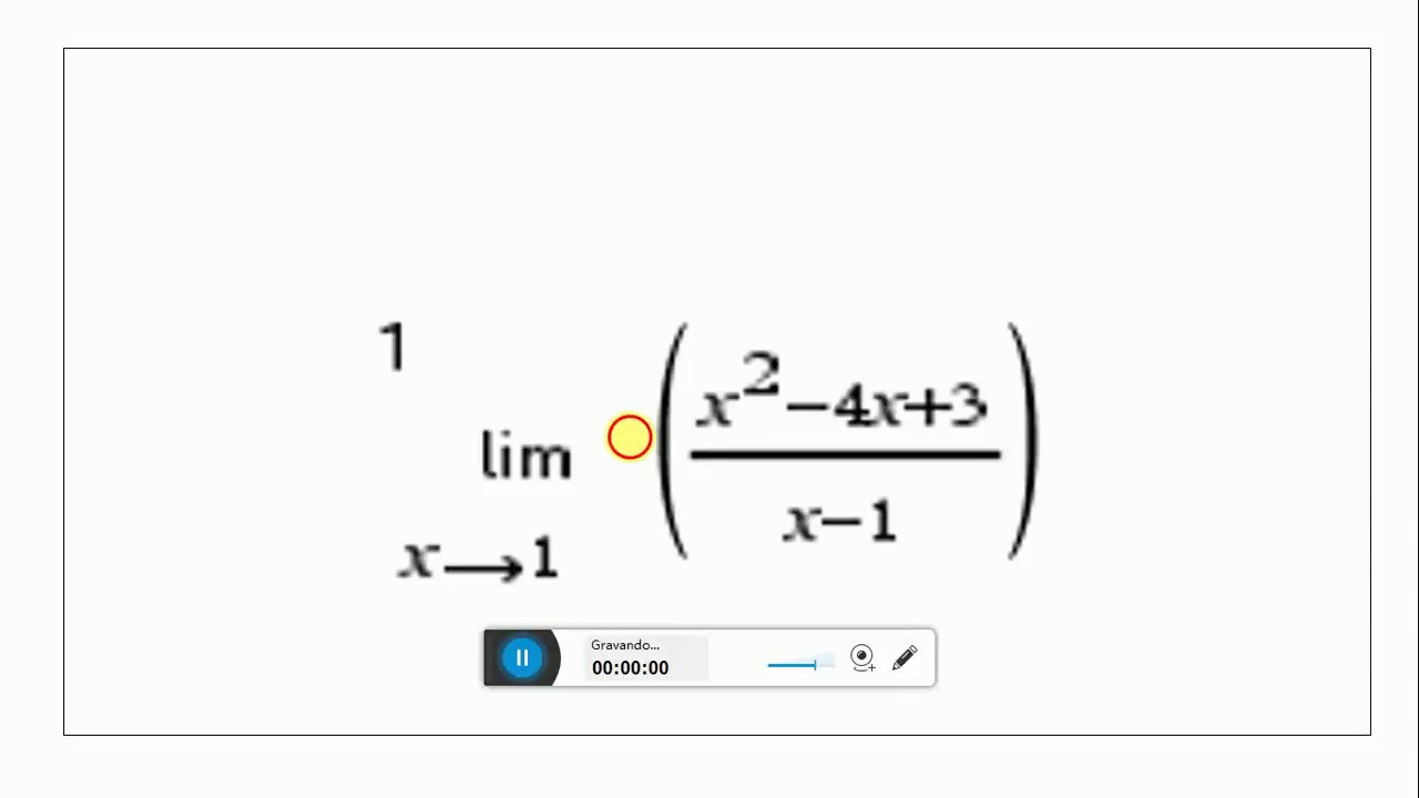 Cálculo 1 vídeo 2 limite (x^2 4x +3)/(x1) exercícios limites calculo 1 exercícios resolvidos Cálculo 1 vídeo 2 limite (x^2 4x +3)/(x1) exercícios limites calculo 1 exercícios resolvidos