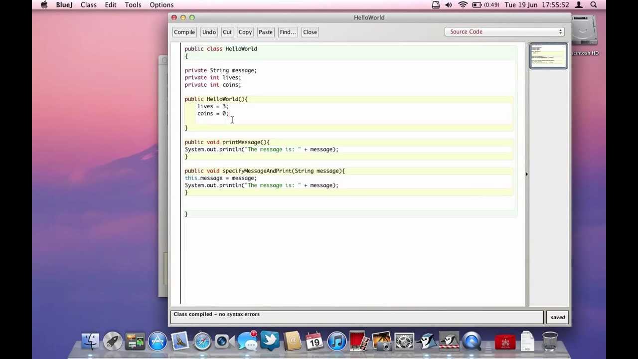 CONSTRUCTOR, INITIALIZING & CALLING METHODS - JAVA LESSON #2 - BASICS FOR BEGINNERS!