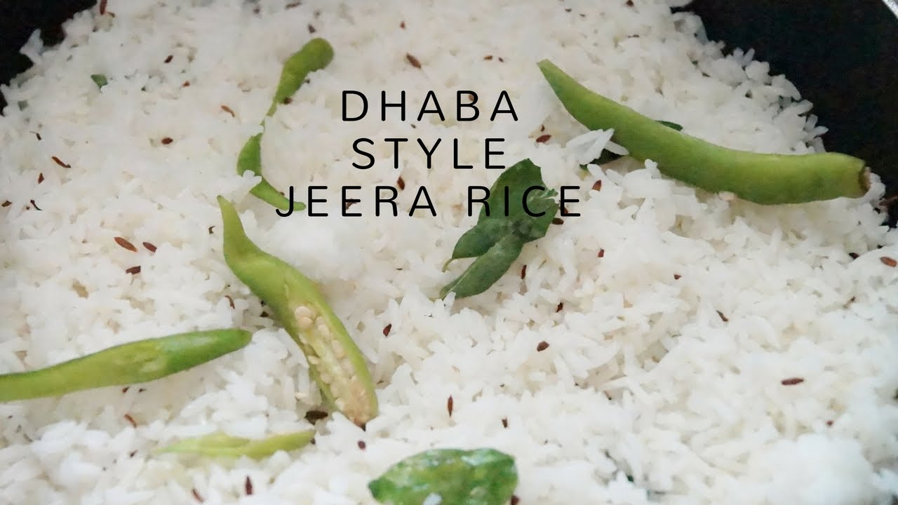 Jeera Rice Recipe Quick and Easy Dhaba style Jeera Rice YouTube
