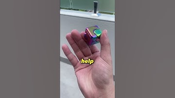 This cube does more than spin - its a kinetic infinity cube #fidgettoy #cooltoy #stressrelief