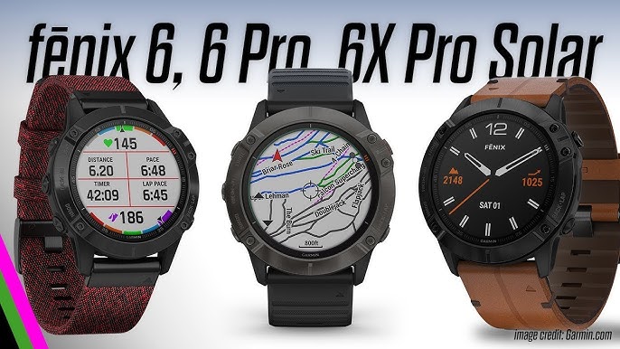 Garmin fenix 6X Pro Solar Edition GPS Smartwatch