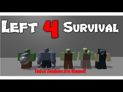 Roblox Left 4 Dead These Zombies Are Rigged Youtube