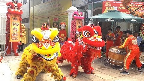 Múa Lân 👹 Bé Thương Ông Địa 🎵 Nhạc Thiếu Nhi Vui Nhộn