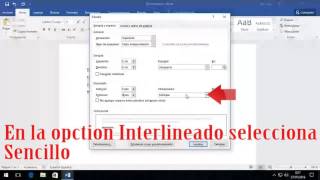 Como Cambiar el Espacio Entre Lineas o Parrafos en Word screenshot 3