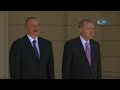 Aliyev, Cumhurbaşkanı Erdoğan'ı Böyle Karşıladı