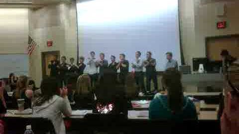 Lambda Chi Alpha -ASU chapter serenade