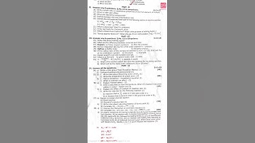 12th Std Chemistry | Original Question Paper | Quarterly Exam Question Paper 2024 | Answer key |
