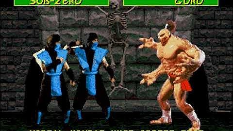 SEGA MEGA DRIVE - Mortal Kombat Arcade Sprite Test (DOWNLOAD+SGDK SOURCE CODE)