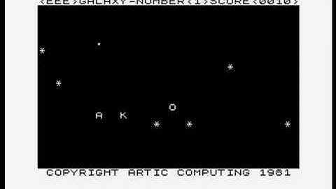 Galaxy Warrior by Artic (ZX81)