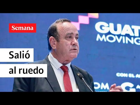 Presidente de Guatemala habló sobre el proceso en contra del ministro de Defensa