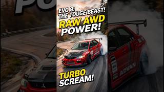 The AWD Weapon: Mitsubishi Lancer Evolution IX! 🏎️💨 #mitsubishi #evo