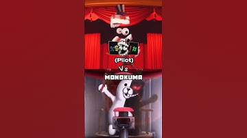 Caine (Pliot) Vs Monokuma #Danganronpa #digitalcircus #monokuma #caine