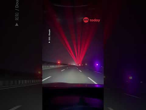 En Chine, pourquoi des lasers illuminent les autoroutes la nuit [En vidéo]