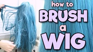 HOW TO BRUSH A WIG | Alexa's Wig Series #2