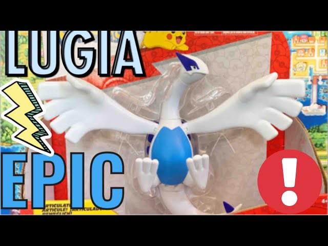 Pokémon Lugia 12-Inch Articulated Epic Battle Figure with Flight Stand