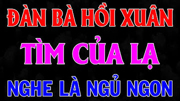 15 Phút Nghe Truyện Ngủ Ngon Tới Sáng: ĐÀN BÀ HỒI XUÂN TÌM CỦA LẠ - Đọc Truyện Đêm Khuya