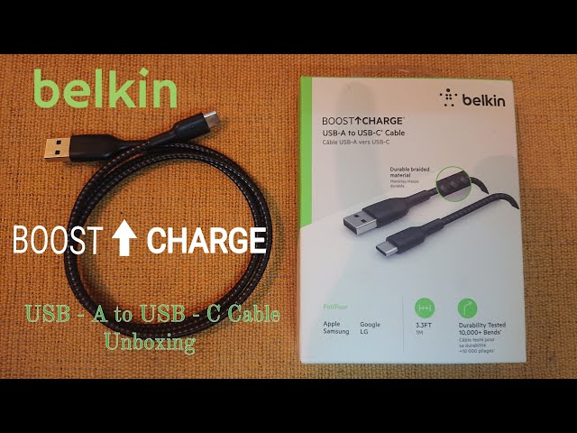 USB-C to Lightning Cable (1m / 3.3ft, Black), Belkin