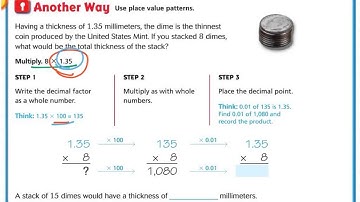 Lesson 4.3 Multiplication with Decimals and Whole Numbers
