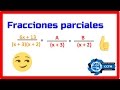 Ejemplos de Fracciones Parciales