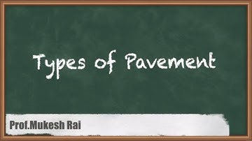 Types of Pavement - Design of Highway Pavements - GATE Transportation Engineering