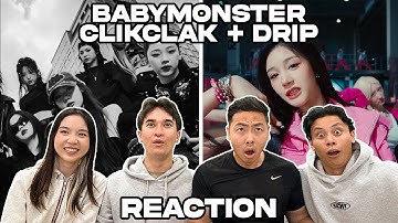 BABYMONSTER IS CRAZY!! | CLIKCLAK + DRIP M/V REACTION!