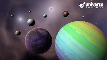 Making A Solar System Out Of Pastel Objects #2 Universe Sandbox