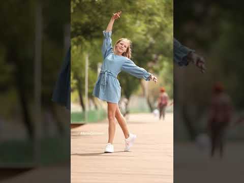 Nastasya Lebedeva dancer model - slowmotion photoshoot