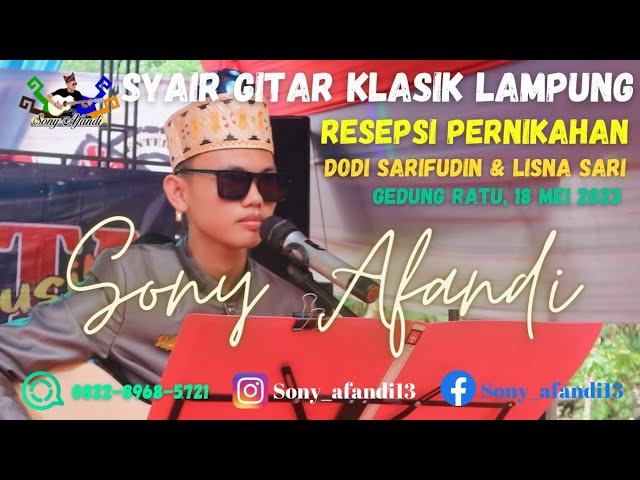SONY AFANDI ~ GITAR KLASIK LAMPUNG ||  RESEPSI DODI SARIFUDIN  class=