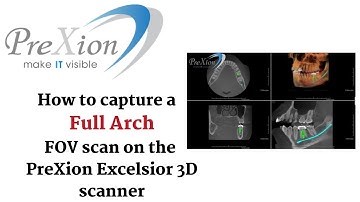 PreXion 3D Dental CBCT Scanner (How to Capture a Full Arch Scan)