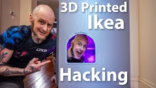 Ikea Hacking w/ 3D Printing!  Desk & Litter Box Upgrades!