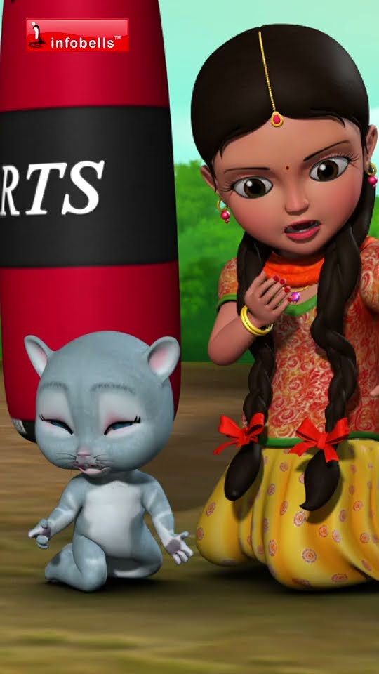 बिल्ली मौसी बिल्ली मौसी - Billi Mausi | Hindi Rhymes \u0026 Balgeet | Infobells #hindirhymes #billimausi