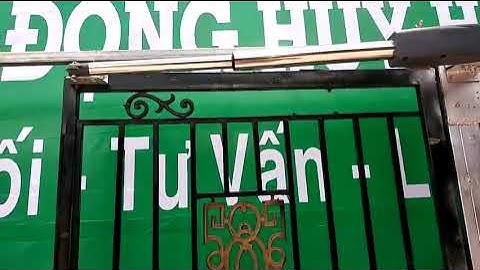 Hướng dẫn lắp đặt motor cửa cổng cánh tay đòn C02