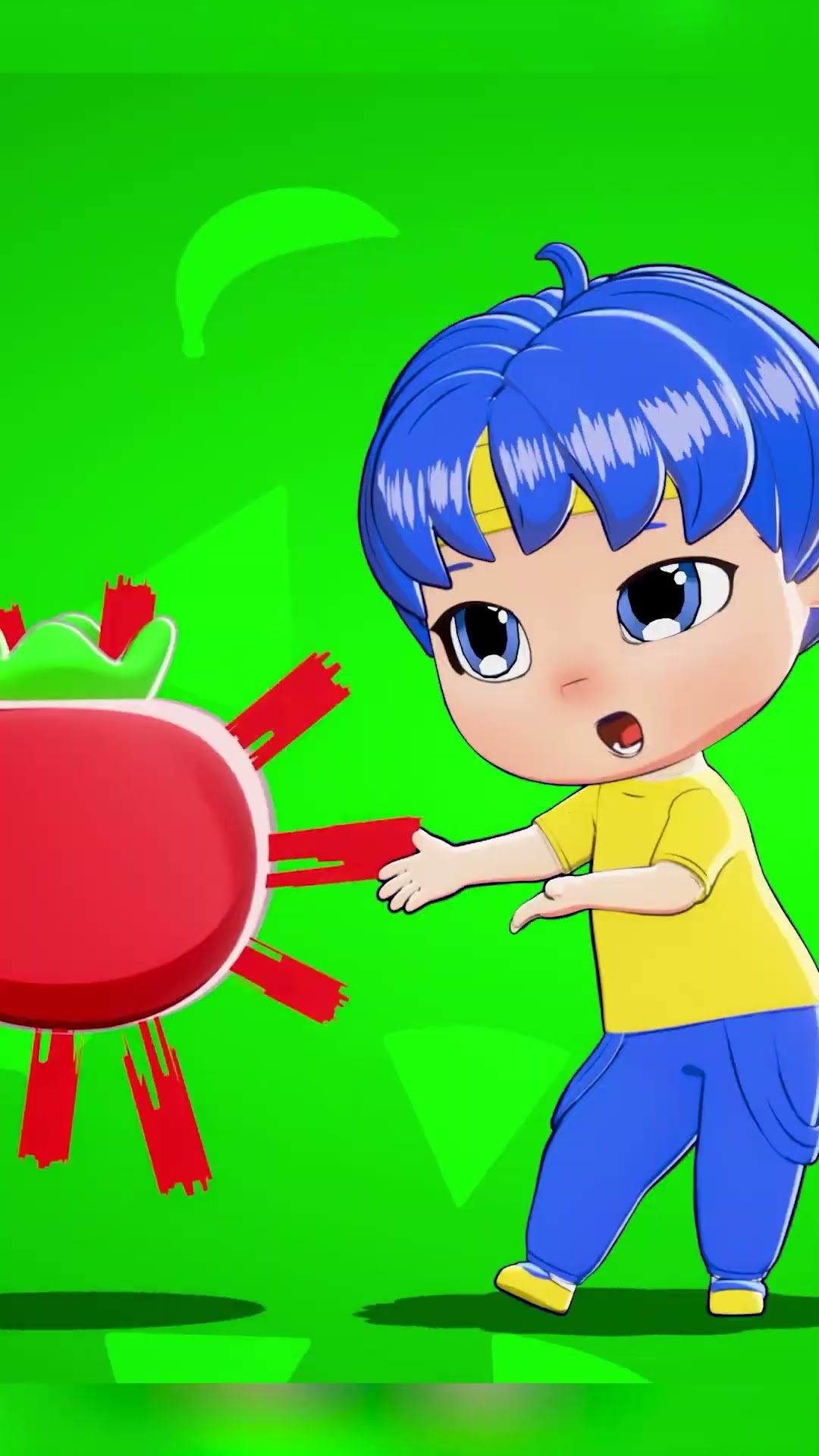 Animado Cha-Cha Deliciosas frutas y verduras | D Billions Canciones Infantiles #shorts #db
