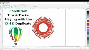 CorelDraw Tips & Tricks Playing with the Ctrl D Duplicate | CorelDraw | Learn With Attitude Academy