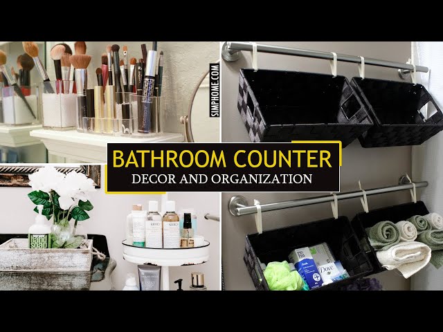 12 Bathroom Counter Decor and Organizations 