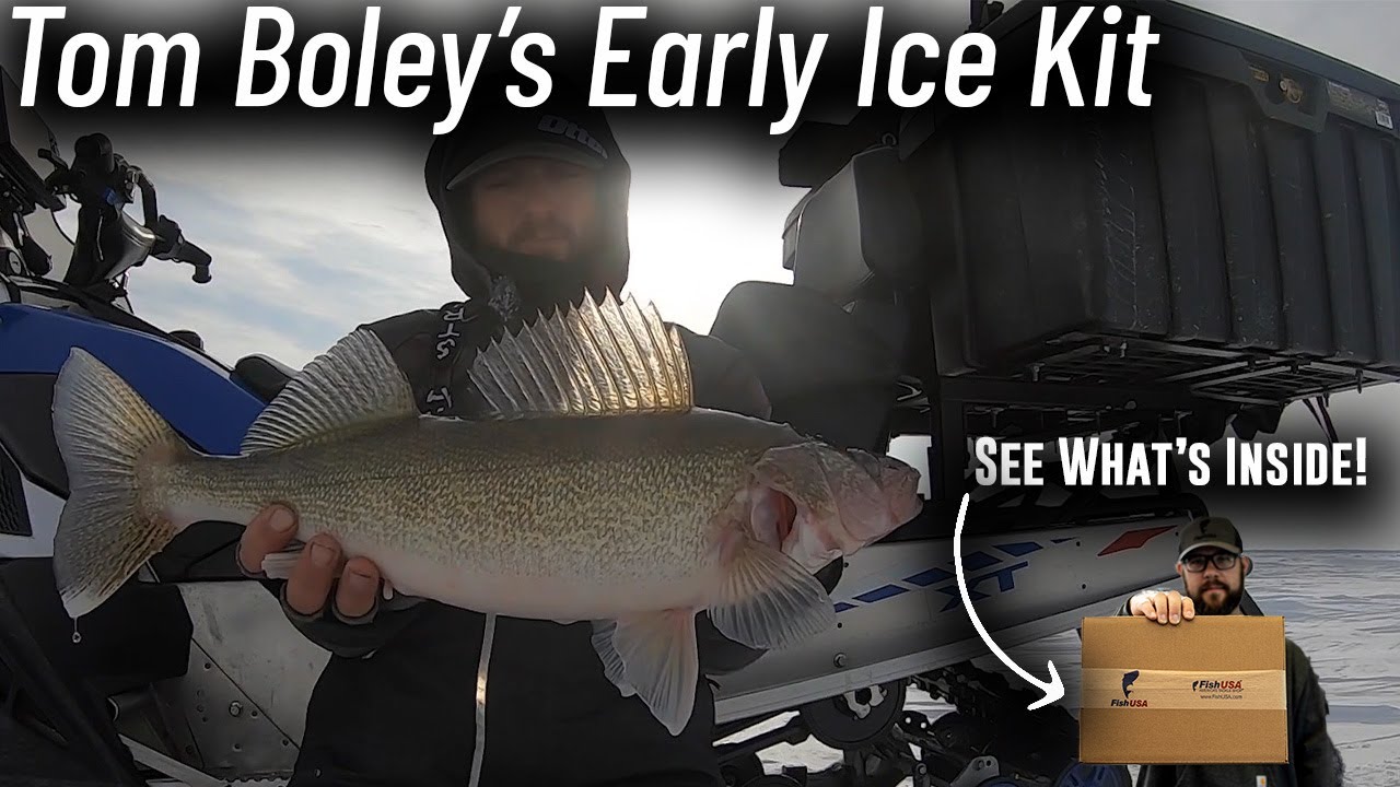 EVERYTHING You Need for Early Ice Fishing Success - Tom Boley's Early Ice  Lure Bundle - What's In It 