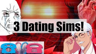 3 Random Dating Simulators! (Simp Simulator, I Love You Colonel Sanders,  Dial Town)