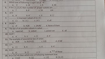 @class 8th math mcq questions #class 8th math mcq questions