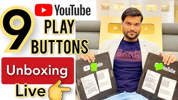 2 SILVER PLAY Button | Live Unboxing | Record 9 Play Buttons