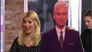 Holly Willoughby is left on her own....22nd Oct 2012
